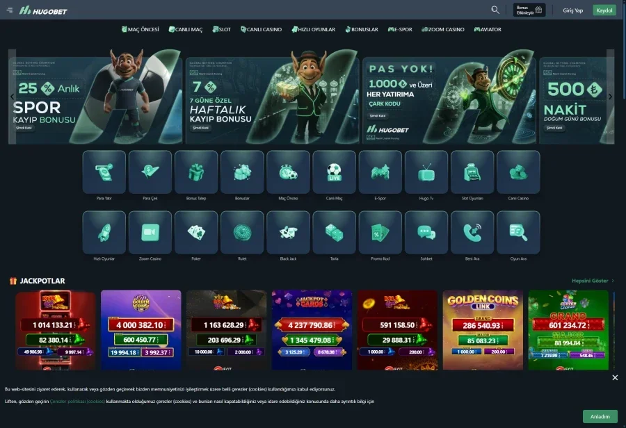 Hugobet ekran görüntüsü